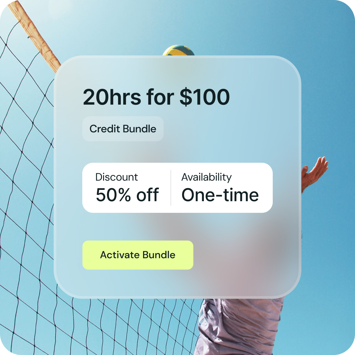 Sell time bundles to boost revenue