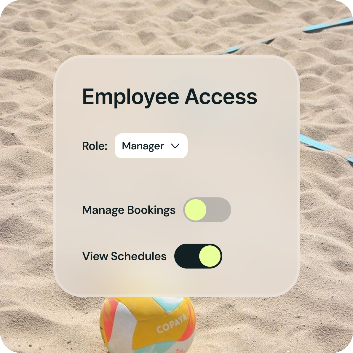 Employee accounts with smart permissions